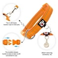 thumbnail image 5 of azuza Reflective Dog Collar, Soft Neoprene Padded Pet Collar with ID Tag Ring, Adjustable for Small Dogs,Orange,S, 5 of 6