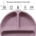 thumbnail image 3 of Suction Plates for Babies & Toddlers| Plates Stay Put with Suction Feature | Divided Design | 3 Pack, 3 of 5