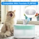 thumbnail image 3 of 8+8 Packs Cat Water Fountain Replacement Filters Compatible Capsule Pet Fountain, Dog Dispenser Replacement Filter Set with Sponges, 3 of 5