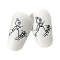 thumbnail image 3 of 2x2 Uds Mini Espinilleras De Fútbol Espinilleras Portátiles Equipo De Fútbol, 3 of 8