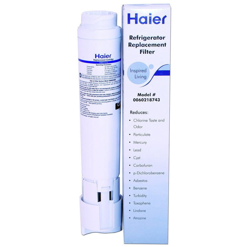 Haier RF280013 Refrigerator Water Filter Model 0060218743, 1Pack