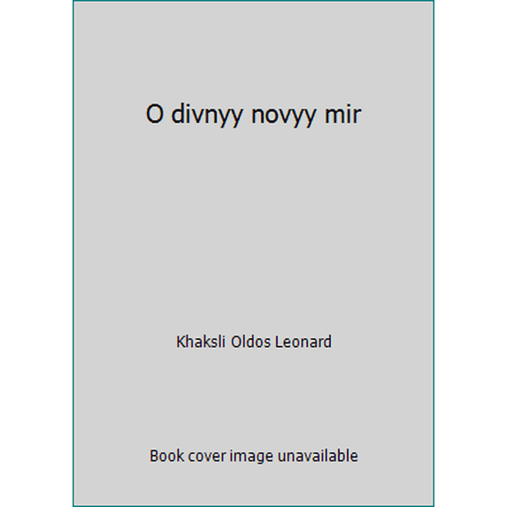 Pre-Owned O divnii novii mir