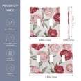 thumbnail image 3 of Dailycode Light Switch Plate Covers 2 Gang Wall Plate Plastics Outlet Covers for Kitchen Home Office Decor Watercolor Peonies Flower, 3 of 8