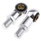 thumbnail image 4 of Adaptadores de Amortiguador de aire Cola 2 uds 10mm para motocicleta Scooter plateado, 4 of 5