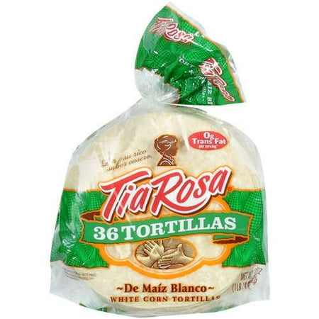 Bimbo Bakeries Tia Rosa White Corn Tortillas, 36 ea