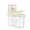 Cream, variant on Cereal Dispenser with Handle Airtight Dry Food Storage Bin Cereal Container Box