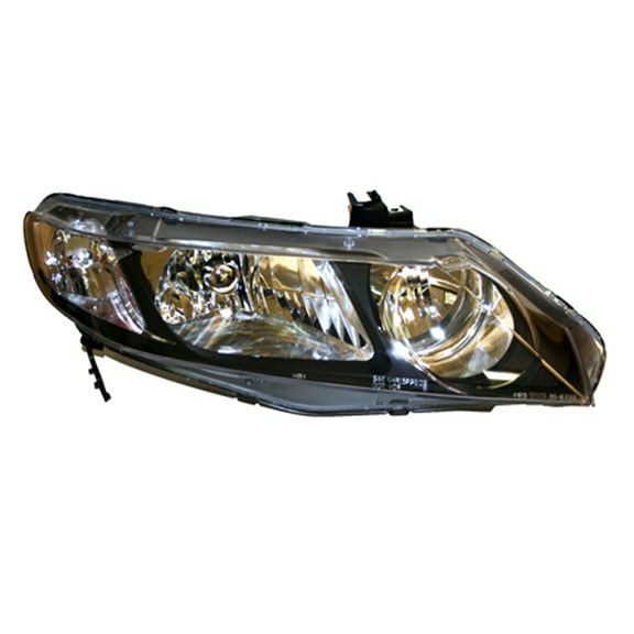 KAI New Economy Replacement Passenger Side Headlight Lens And Housing, Fits 2006-2011 Honda Civic Hybrid