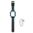 thumbnail image 1 of Reloj inteligente para niños, pantalla táctil a color HD de 1,44 pulgadas, 2G GSM, IP67, resistente al agua, reloj inteligente con cámara y videollamada, alerta SOS para niños, color verde, 1 of 15