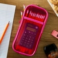 thumbnail image 4 of Pen + Gear Pink Slim Mesh Pencil Pouch, 4 of 7