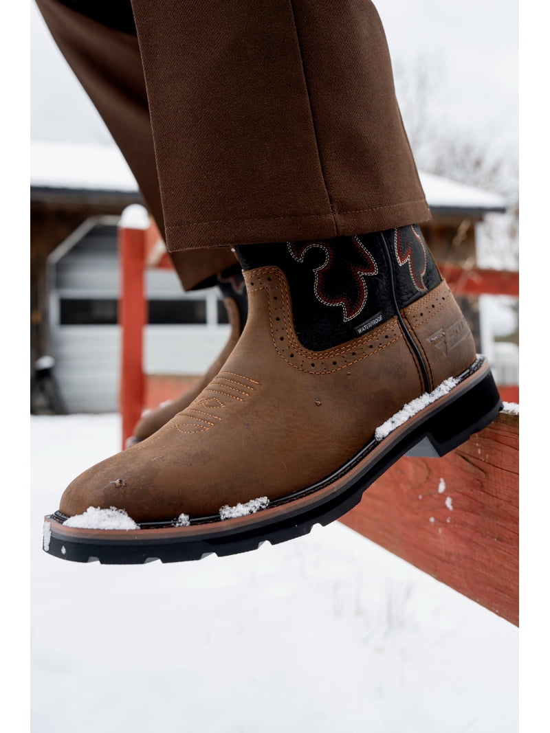 Bates Work by Wolverine Men's Boyden Waterproof Steel Toe Western