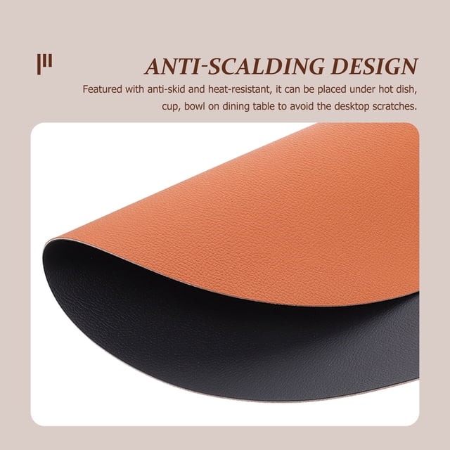 unbranded Mantel De Cuero Sintético Para Con Protección Contra Altas Temperaturas Y