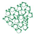 thumbnail image 1 of 100 Anillos Reutilizables para Patas de Aves de Pollo, Bandas para Patas de Aves Verde Yuyangstore Anillos de pierna de paloma, 1 of 7