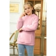 thumbnail image 4 of Sherrylily Girls Fuzzy Fleece Pullover Hoodies Sweatshirt Casual Loose Outwear Coat with Pockets 4-15 Years, 4 of 6