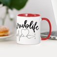 thumbnail image 4 of CafePress - Hashtag Scrublife - 11 oz Ceramic Mug - Novelty Coffee Tea Cup, 4 of 6
