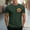 Army Green, variant on SOOMLON Tops for Men Hawaii Casual Crew Neck Cotton T Shirts Funny Print Short Sleeve Summer Shirts 2025 Fashion Army Green Big and Tall Vacation Tees Classic Soft Athletic Tops Blouses Value XL