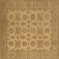 thumbnail image 1 of Ahgly Company Indoor Square Oriental Brown Industrial Area Rugs, 5' Square, 1 of 4