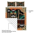 thumbnail image 4 of Flagwix 3 Pieces Twin Size Quilt Sets, Wolf Quilt Bedding Set BNN545QS, Bedspread Coverlets with 2 Pillow Shams for Bedroom, Home Decor - 60" x 70", 4 of 4