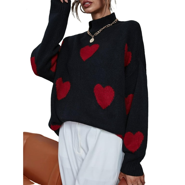 Walmart shop heart sweater