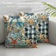thumbnail image 3 of PHYHOO Pillow Covers Sea Beach Starfish Pillows Decorative Throw Pillows Decorations Farmhouse Decor Cushion Case for Sofa Couch, 3 of 5
