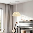 thumbnail image 2 of Costway Paper Pendant Light Fixture with Adjustable Hanging Rope Available for E26 Bulbs, 2 of 10