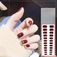 thumbnail image 3 of Jiaroswwei 24Pcs/set Finished Fake Nail Anti-crack Reusable Graffiti Colorful False Nail Kits Nail Supplies, 3 of 8