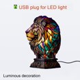 thumbnail image 2 of Lámpara Noche Decorativa Hongos Resina Retro Ornamería Pequeña Nocturna 15 Cm LED Ligero para La Oficina en El, 2 of 9