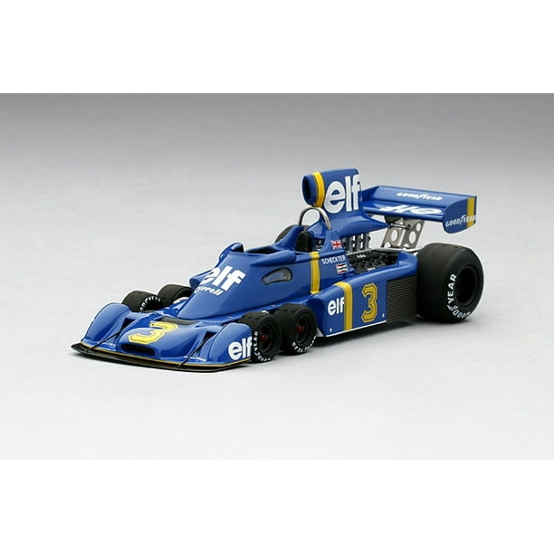 1976 Tyrrell P34 #3 Silverstone Model Car in 1:43 Scale by Truescale Miniatures