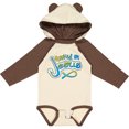 thumbnail image 3 of Inktastic Hooked on Jesus Christian Boys or Girls Long Sleeve Baby Bodysuit, 3 of 5