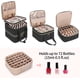 thumbnail image 4 of Bolsa de almacenamiento extraíble para 72 botellas de esmalte de uñas (15 ml/0,5 FL.oz), bolsa de viaje, 3 capas, organizador para accesorios de decoración de uñas, 4 of 5