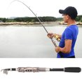 thumbnail image 4 of Caña de pescar telescópica portátil de carbono para Baitcasting, accesorio para aparejos de carrete, caña de pescar de carbono de 1,8 m/5,9 pies, 4 of 9