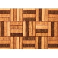 thumbnail image 1 of Ahgly Company Indoor Rectangle Abstract Orange Modern Area Rugs, 5' x 8', 1 of 4