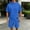 Blue, variant on Men's Big & Tall 2 Piece Outfit Textured Short Set Casual Crewneck Short Sleeve Shirt and Elastic Waist Shorts Summer Tracksuit Lounge Set Size S-6XL Green