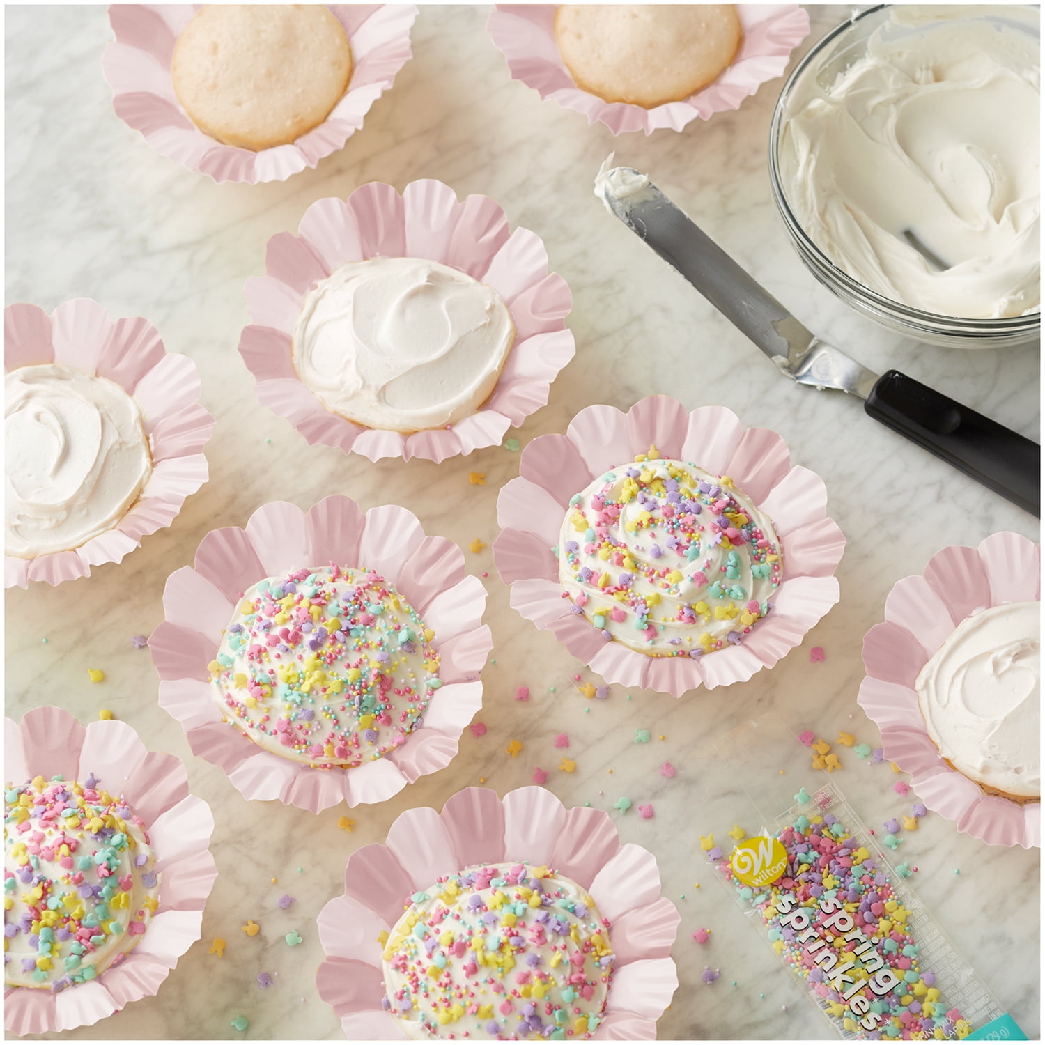 Multi Pastel Cupcake Liners (150 Count) - The Peppermill