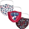 Adult Fanatics Branded FC Dallas All Over Logo Face Covering 3-Pack