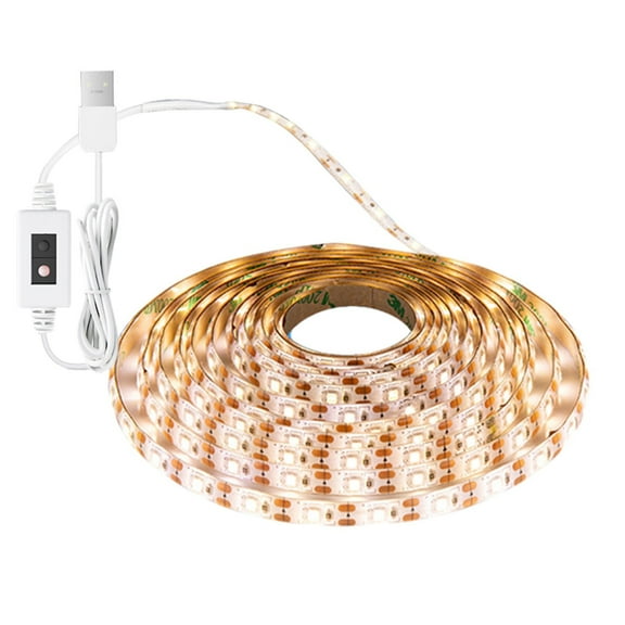 LiUMX Motion Sensor LED Strip Lights | 2M USB-Powered Under Cabinet Lighting for Wardrobe, Stairs, Pantry | 120 LED Beads, Auto On/Off, Cuttable Design