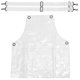 thumbnail image 4 of Peinado delantal delantal de barbero ajustable delantal transparente para pintura de cocina de cocina, 4 of 6