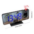 thumbnail image 4 of Relojes de escritorio digitales con proyector giratorio de 180° para estudiantes oficinista, 4 of 7