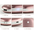 thumbnail image 6 of 2400mAh Electric Hand Warmer Power Bank 3 Adjustable Heating Levels Double-sided Fast Heating Hand Warmer & Emergency Power Bank Portable for Home Daily Outdoors Use Present Gift, 6 of 9
