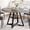 Grey, variant on Cocosity 47 inch Wood Kitchen Table for 4, Round Dining Table with Storage Shelf for Home Dining Room Living Room Grey