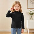 thumbnail image 6 of JFOPQVSM 3 Pack Toddler Girl Cute Long Sleeve Cotton Shirts Toddler Girls Fall Clothes Ribbed Tees Base Layer Tops for 1-8 Years, 6 of 6