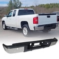 thumbnail image 2 of LABLT Complete Black & Chrome Rear Bumper for Car 07-13 Chevy Silverado & GMC Sierra 1500 Fits select: 2008-2009 CHEVROLET SILVERADO K1500, 2007 CHEVROLET SILVERADO C1500 CREW CAB, 2 of 8
