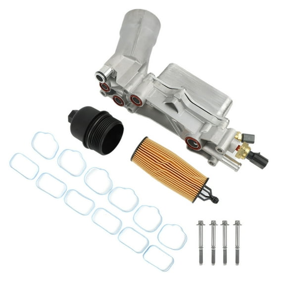 KESSOCCO 1Pc Aluminum Housing Oil Filter Assembly 926-876 Fit for 2011-2016 Jeep Dodge Chrysler