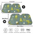 thumbnail image 7 of Lsque Cute Yoga Frogs Car Windshield Sun Shade | Accordion Folding Style Auto Shade for Car Truck SUV Van | Blocks UV Rays Sun Visor Protector | Medium, 7 of 7