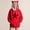 Red, variant on XPMWRP Women's Cute Hoodies Fashion Star Print Sweatshirts Oversized Cat Ear Long Sleeves Sweatshirts Fall Pullover Tops With Pockets Green S