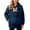 Royal Blue, variant on Stralyhd Cat Pouch Hoodie for Women Cozy Dog Pouch Sweatshirt Fleece Pet Care Hoodie Long Sleeve Pet Carrier Pullover with Pet Pocket