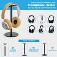 thumbnail image 2 of Soporte para auriculares, soporte para auriculares, soporte universal portátil para auriculares de aluminio New Bee  Z1, 2 of 2