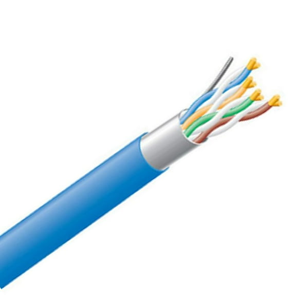 DM-CBL-8G-P-SP772 - CABLE CAT5E FT6 SOL BLU SHLD 772 FT 4PR/22AWG F/UTP CMP PLENUM