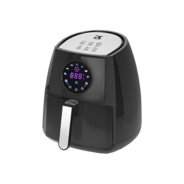 Kalorik 3.2 Quart Digital Air Fryer with Dual Layer Rack, Black