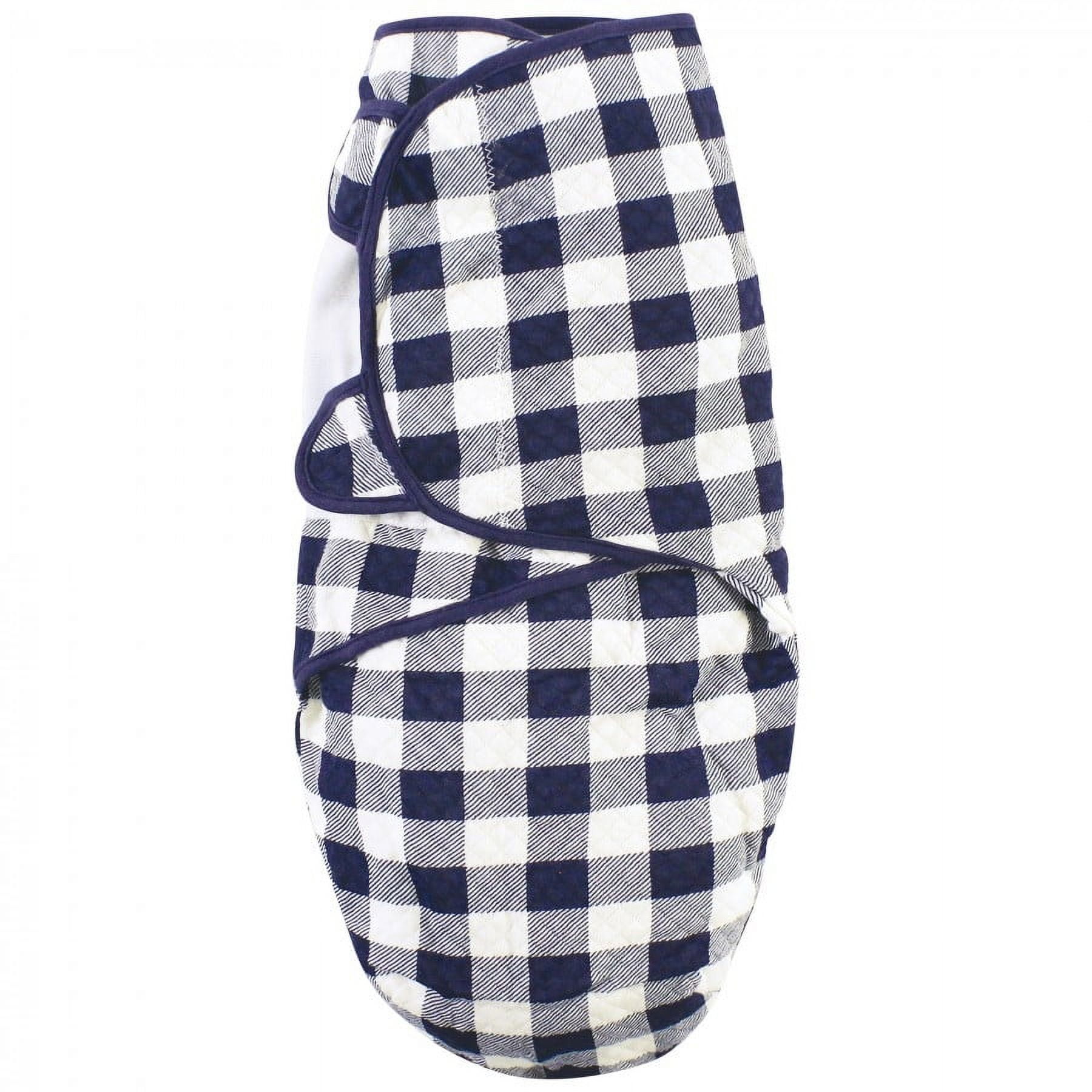 Hudson Baby Infant Boy Quilted Cotton Swaddle Wrap 3pk, Boy Forest, 0-3 Months