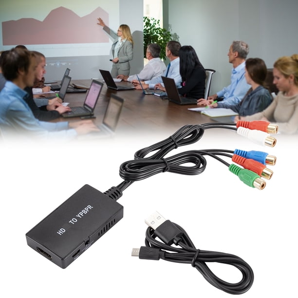Componente A Compatible Para Hdmi Converter Ypbpr A Compatible Para Hdmi Converter Compatible Para Blu-Ray Player/Wii/Ps2/Ps3 seitruly EL016246-00